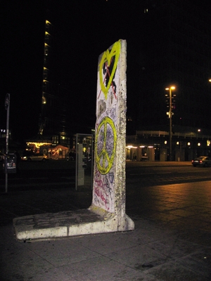 Ein Rest der Berliner Mauer 